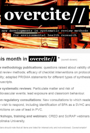 overcite: the new newsletter from policyfromscience.com